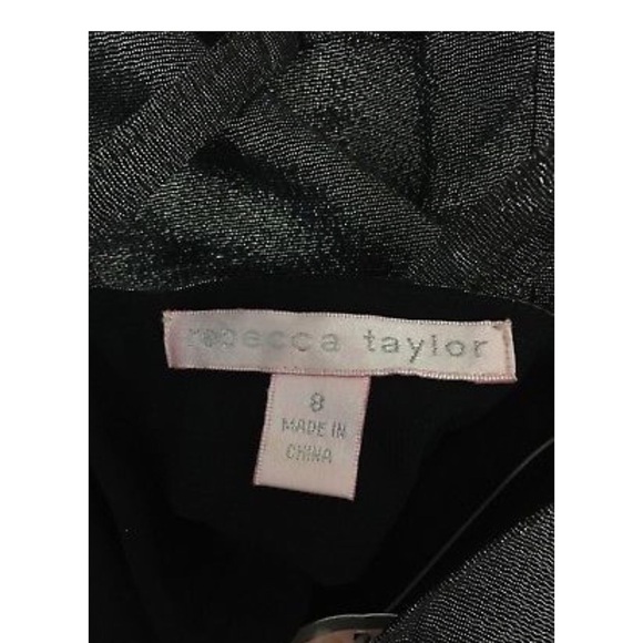 Rebecca Taylor Empire Waist Ruffle Hem Dress Sz 8 - Picture 5 of 5